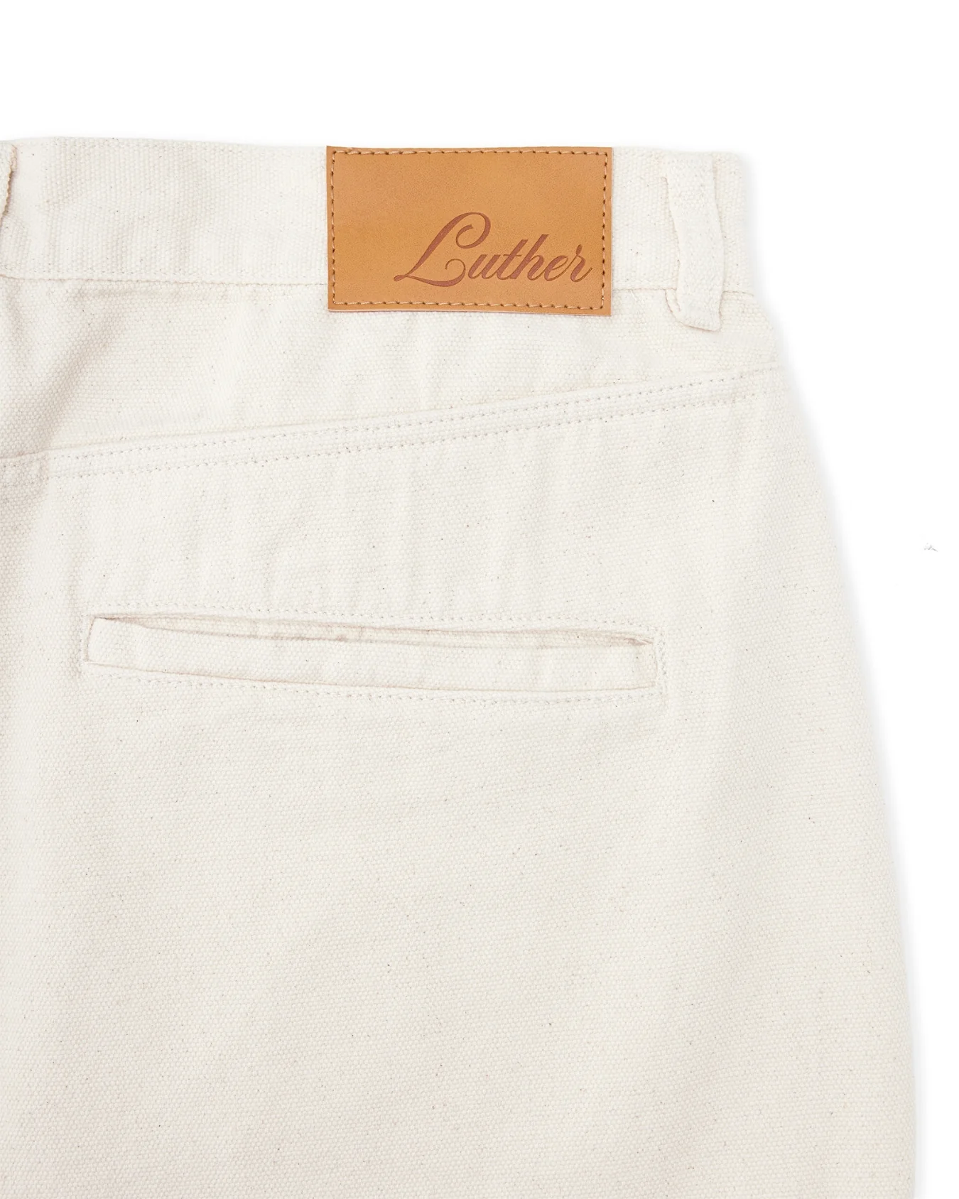Baggy Panel Shorts (Ecru) - Image 5