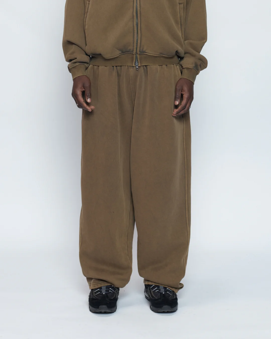 Baggy Trackies (Washed Olive) - Image 7