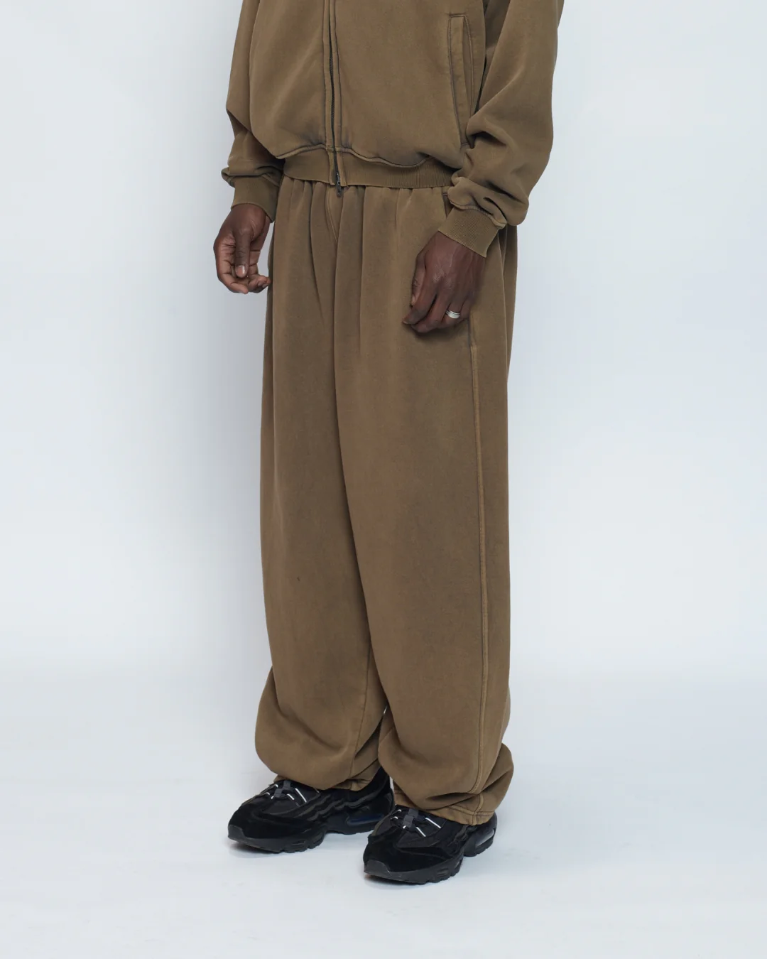 Baggy Trackies (Washed Olive) - Image 8