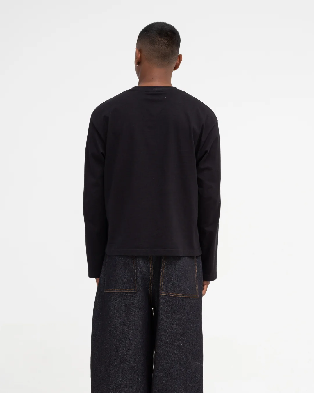 Long Sleeve Tee (Black) - Image 9