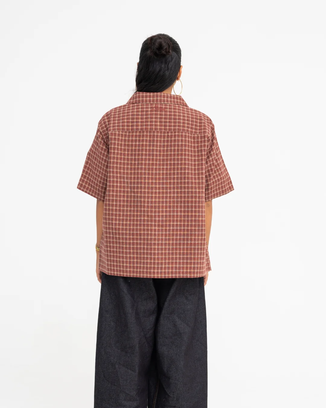 Short Sleeve Shirt (Red Plaid) - Image 12