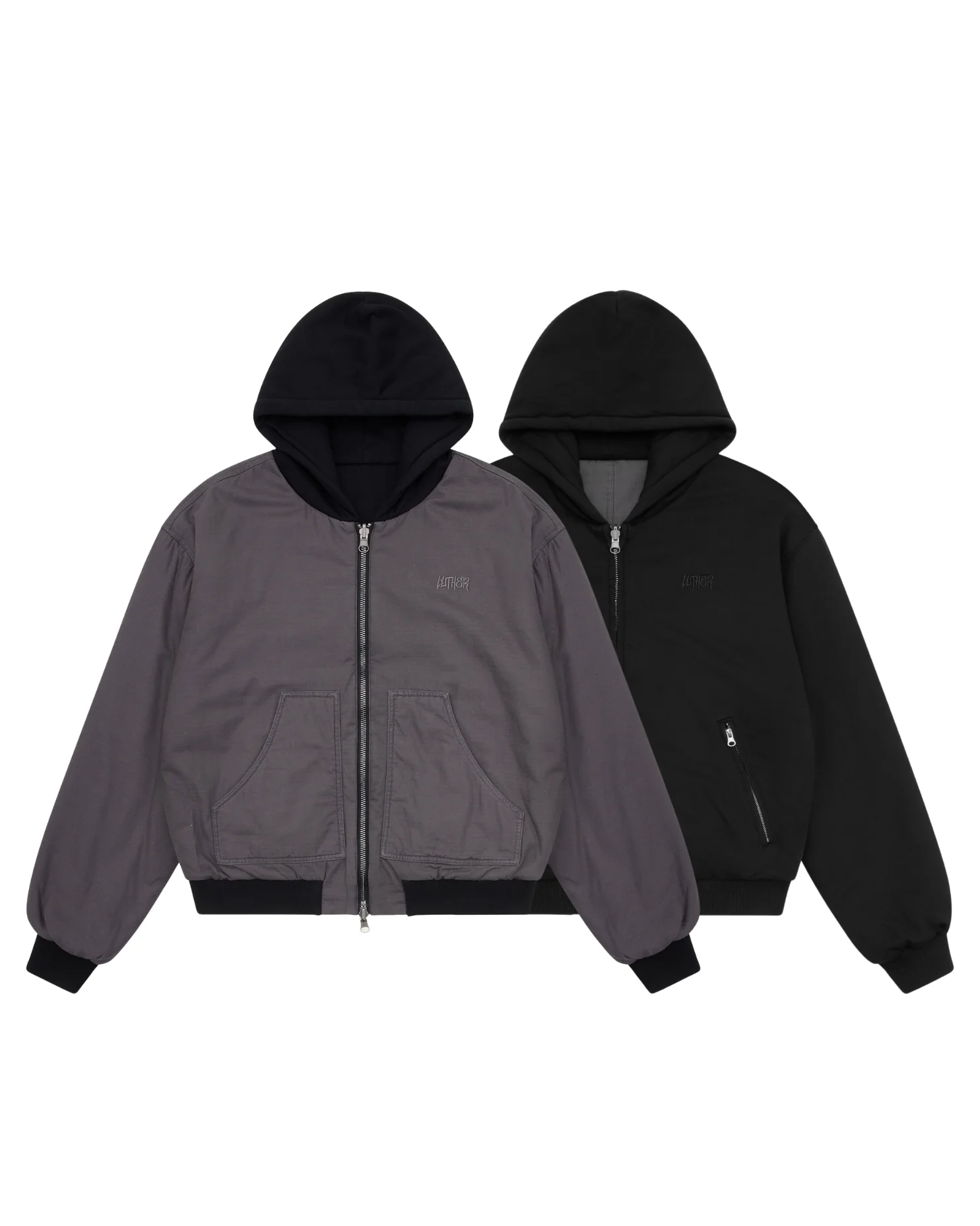 Workwear Zip Jacket (Charcoal)