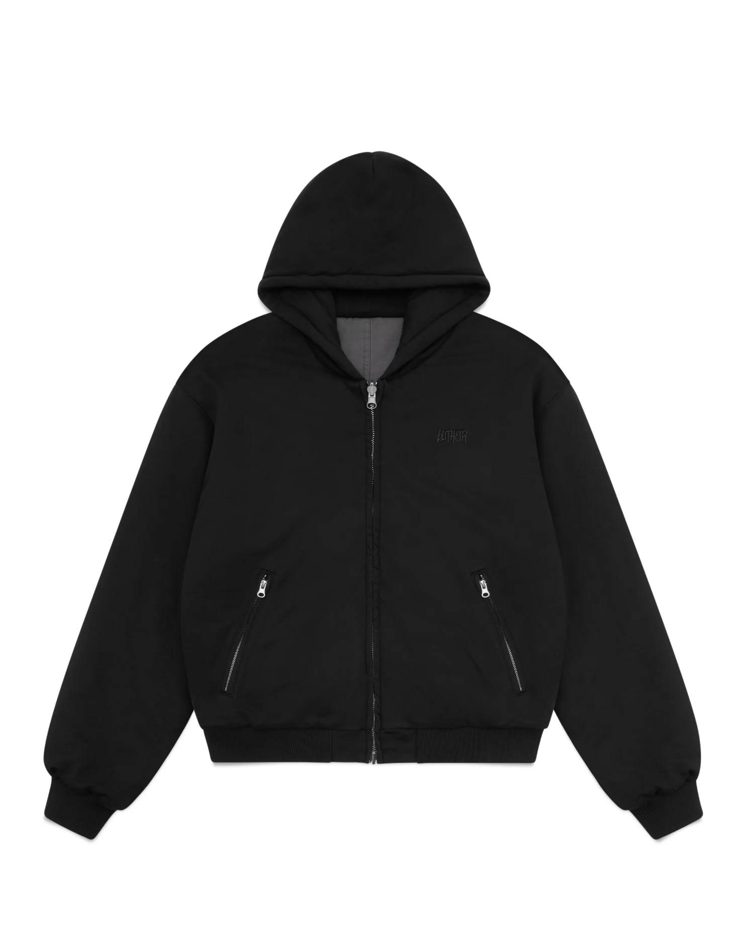 Workwear Zip Jacket (Charcoal) - Image 5